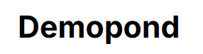 Demopond logo